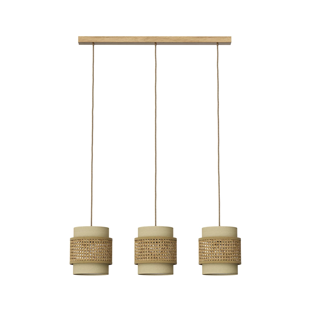 3st hanglamp Morten Crème 70 x 120 cm Vicco