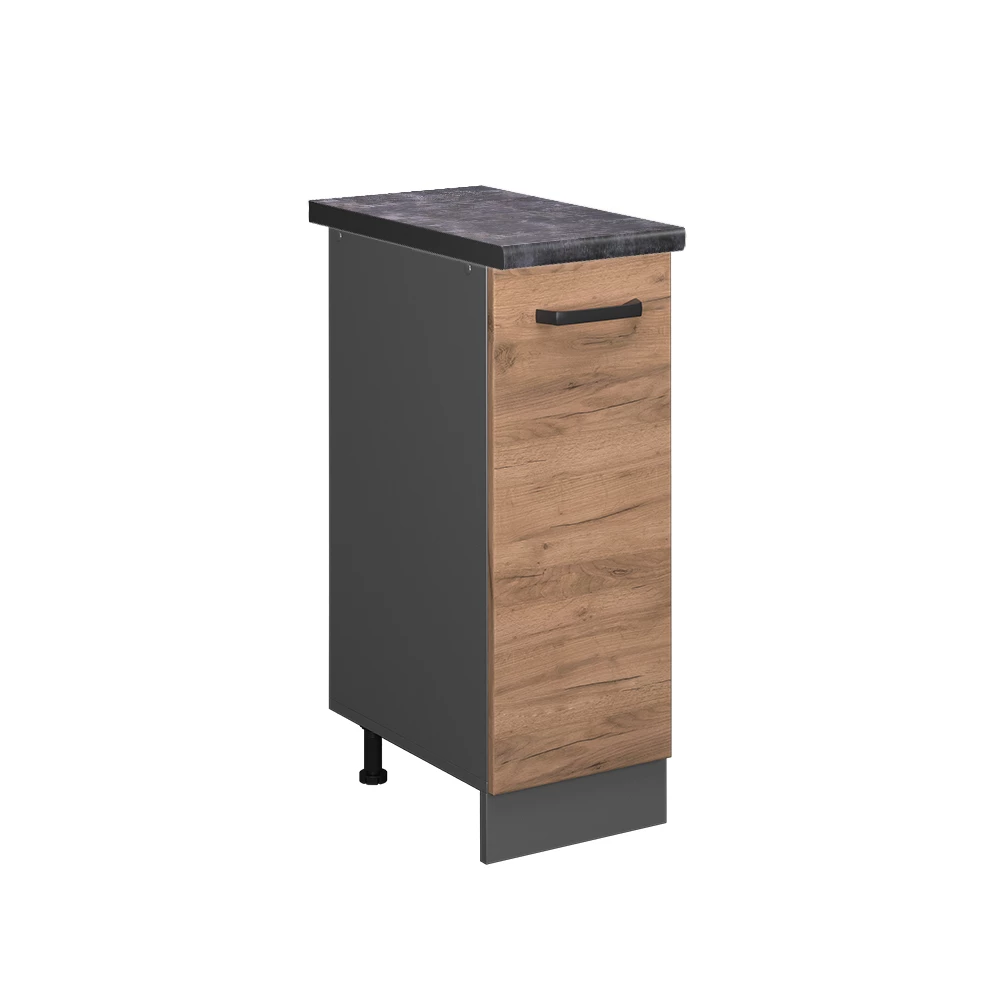 Apotheekkast R-Line Krachtige eik goud 30 cm , WB Antraciet Vicco