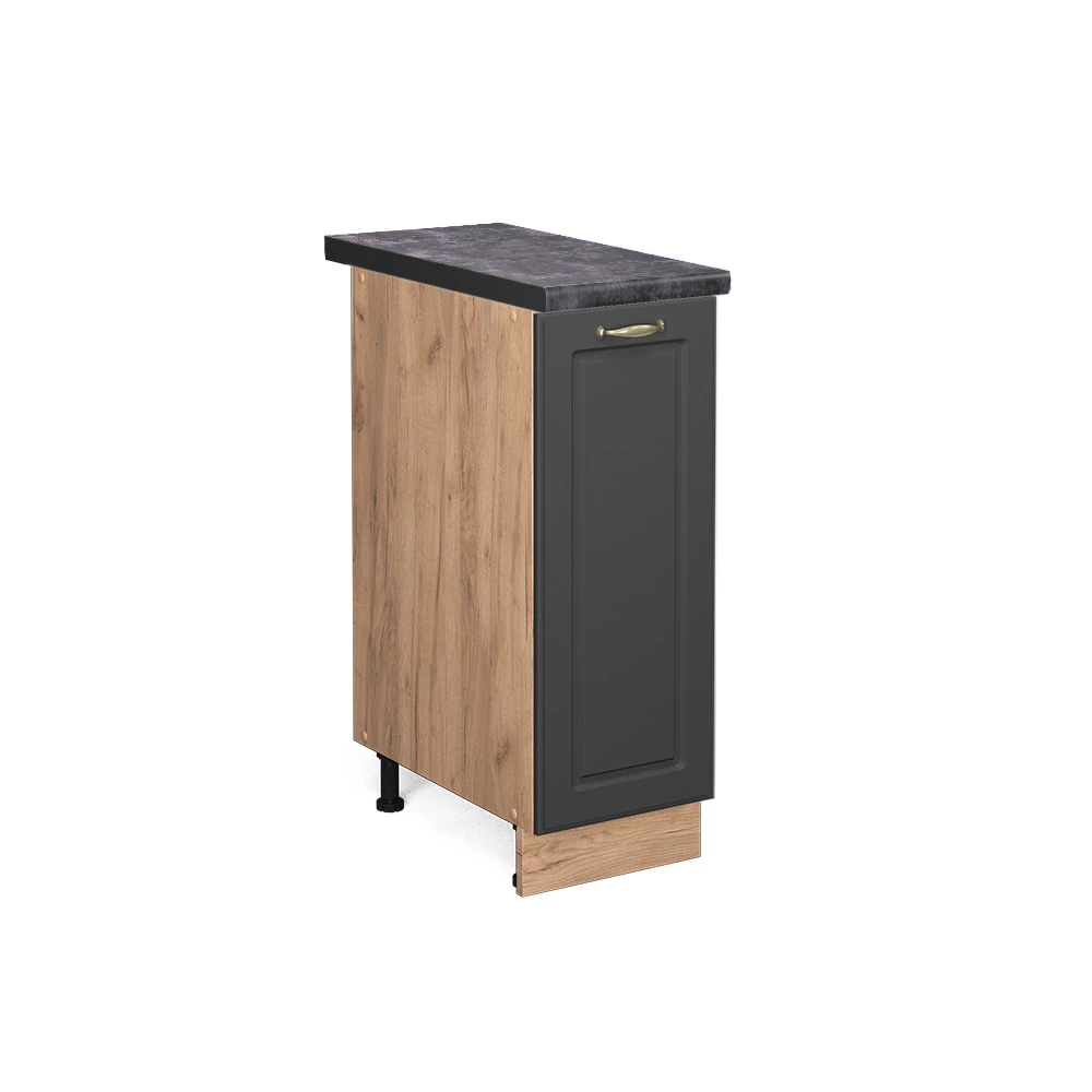 Apotheekkast Fame-Line Antraciet-goud 30 cm , WB Antraciet Vicco