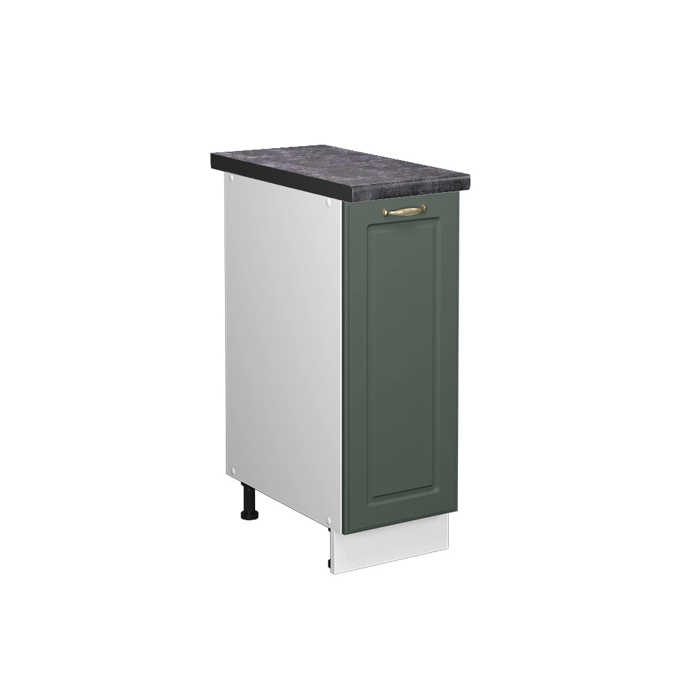 Apotheekkast Fame-Line Groen-Goud Landhuis 30 cm , WB Antraciet Vicco