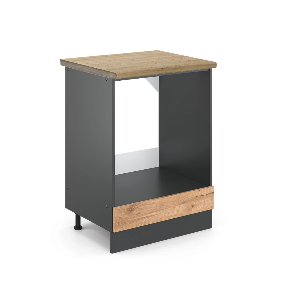Ovenombouwkast R-Line Krachtige eik goud 60 cm , WB Eik Vicco