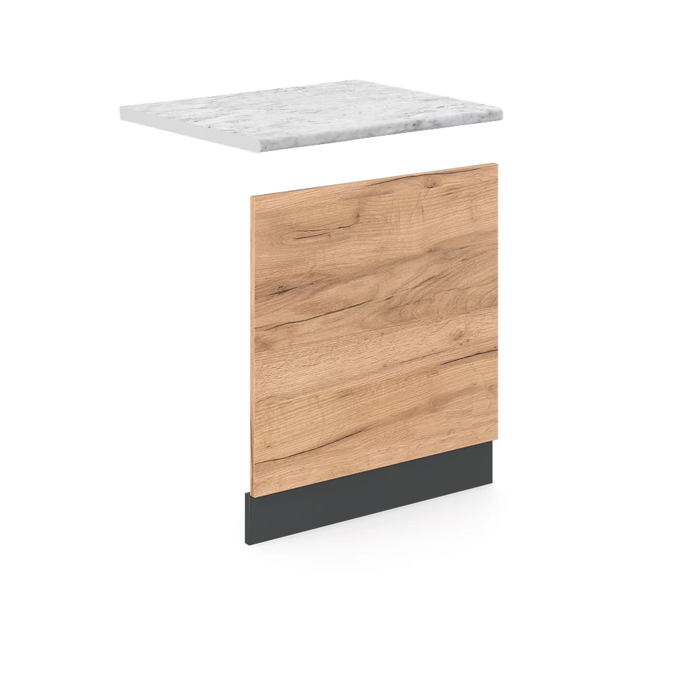 Frontpaneel R-Line Krachtige eik goud 60 cm , WB Marmer Vicco