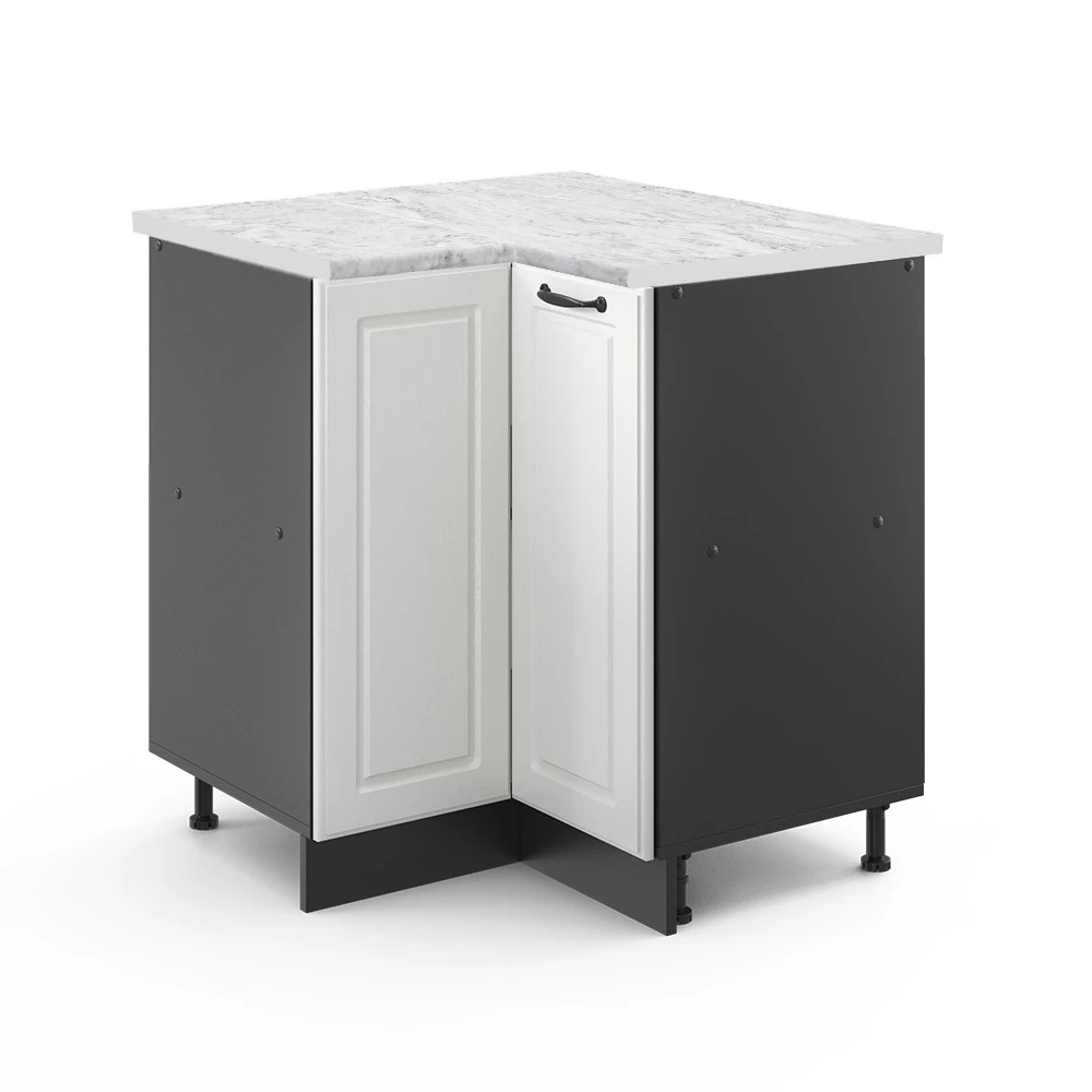 Hoekkast R-Line Wit Landhuis 75.6 cm , WB Marmer Vicco