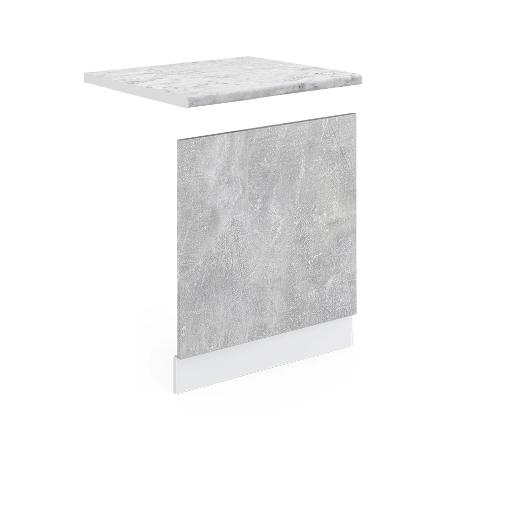 Frontpaneel R-Line Beton 60 cm , WB Marmer Vicco