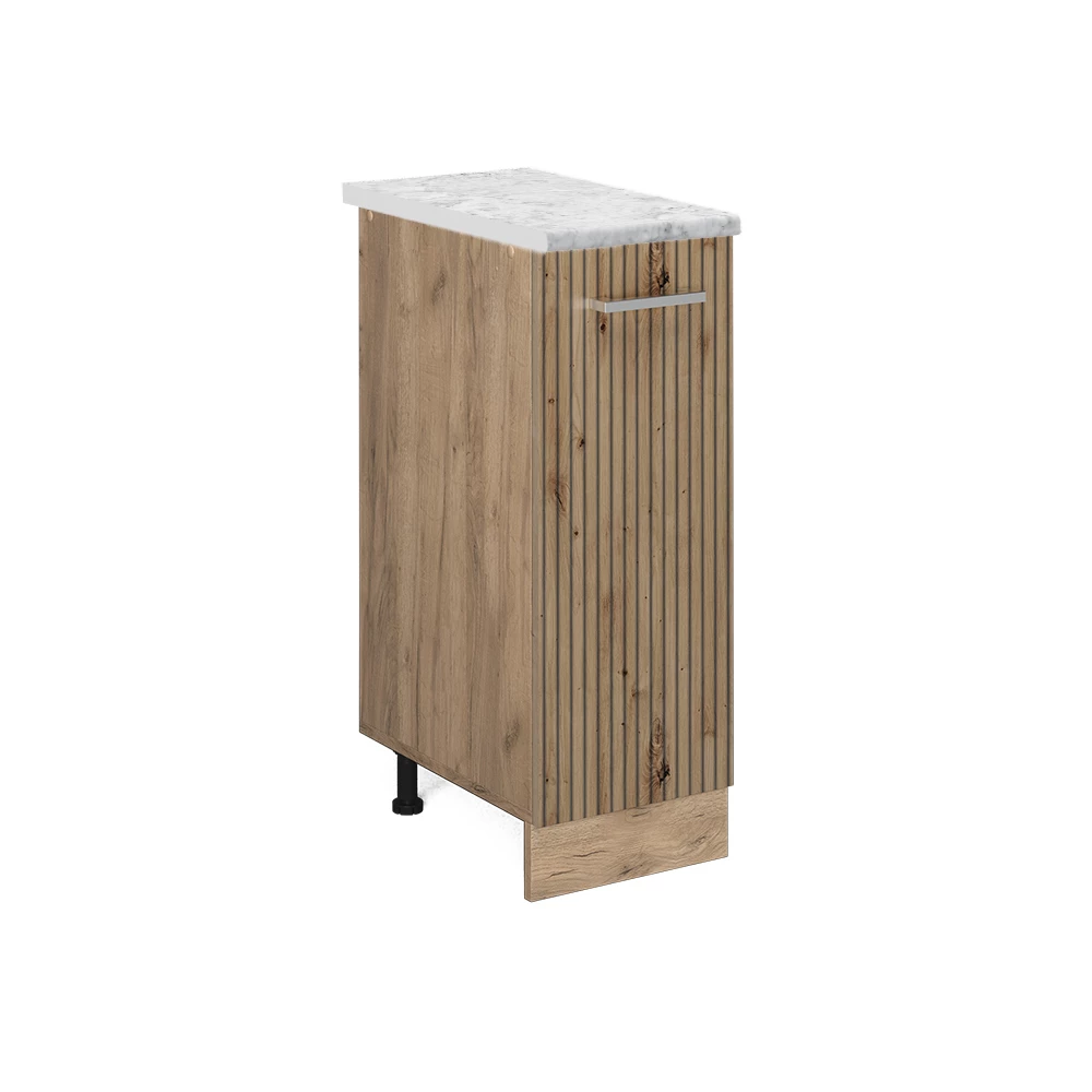 Apotheekkast R-Line Artisanaal eiken 30 cm WB Marmer Vicco
