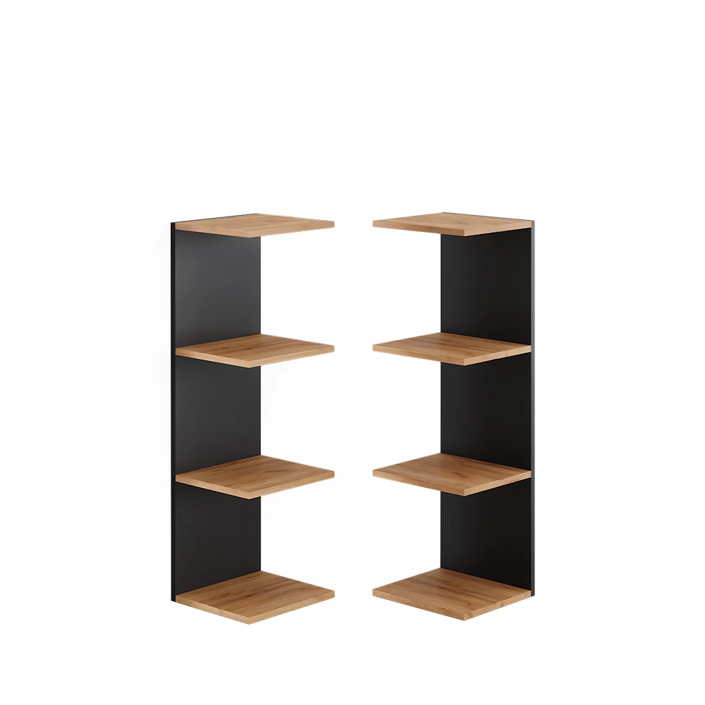 Wandrek Paolo Antraciet 30 x 95 cm Set van 2 Vicco