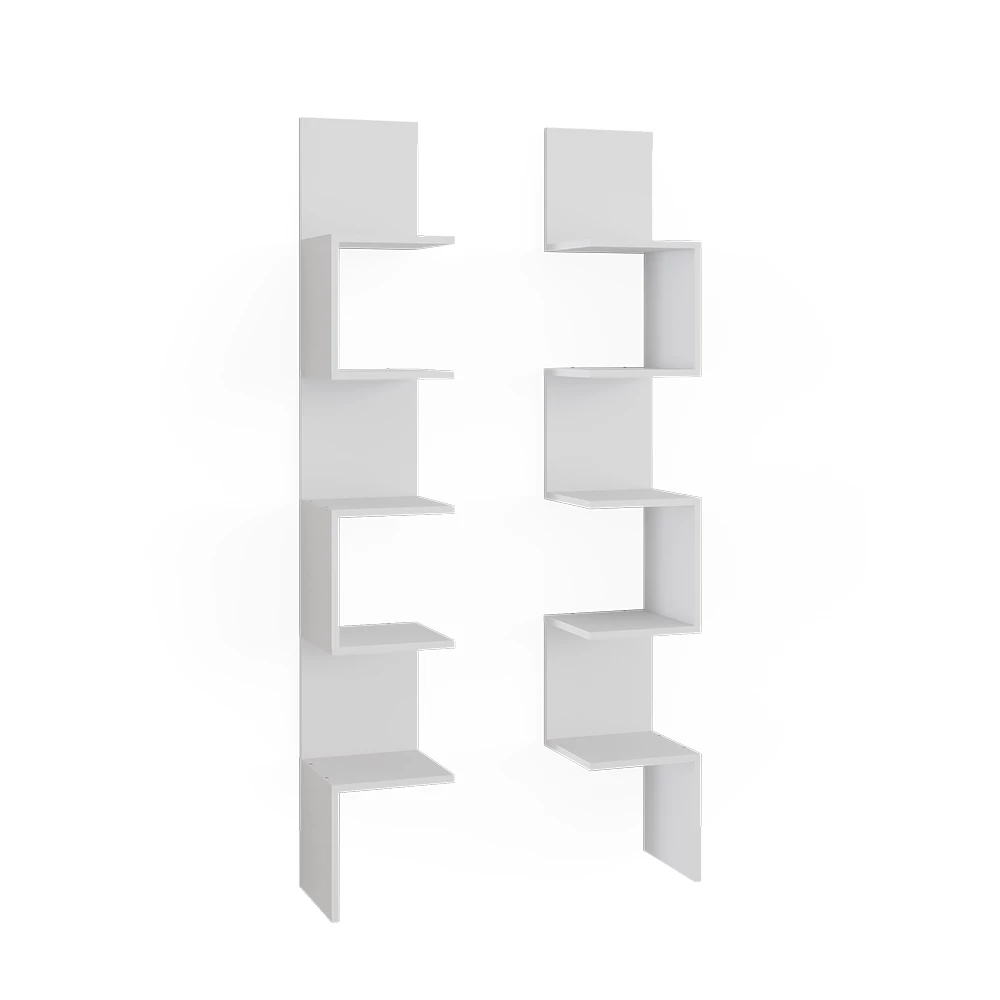Hoekplank Paolo Wit 28 x 175.4 cm Set van 2 Vicco