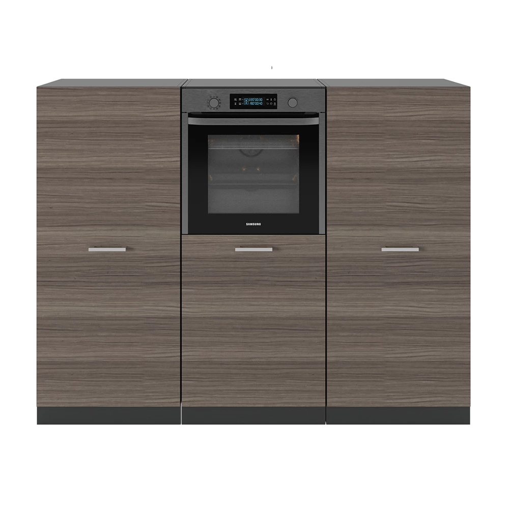 Keukenblok R-Line Edel grijs/antraciet 180 cm zonder werkblad Vicco