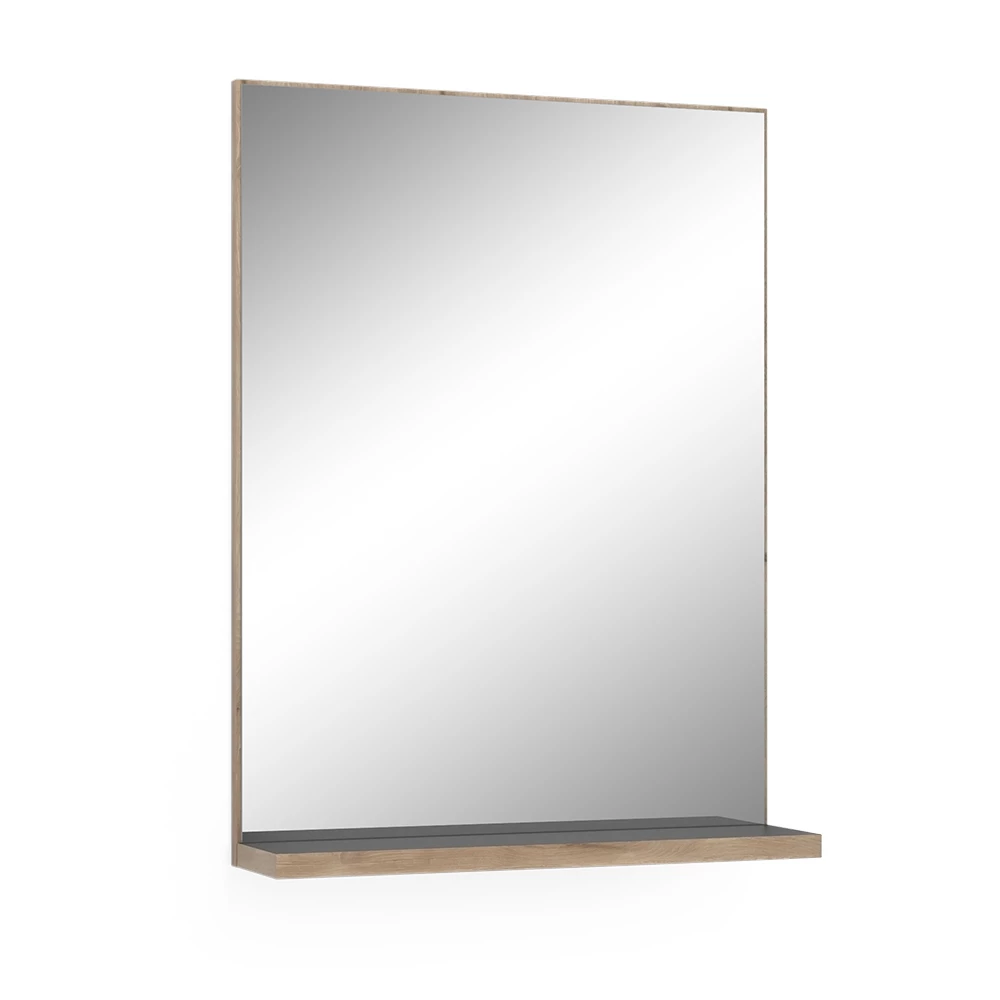 Badkamerspiegel Niko Antraciet 60 x 80 cm Vicco