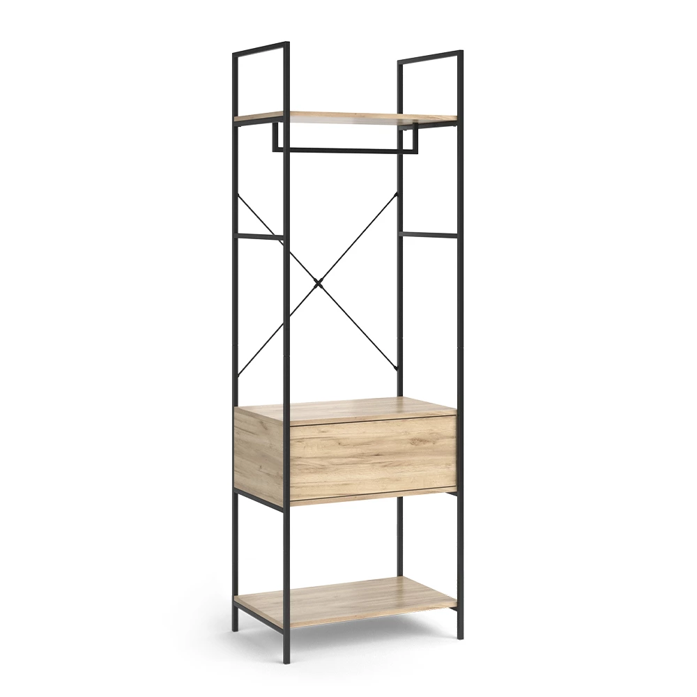 Garderobe Enya Hout 60 x 180 cm met lade Vicco