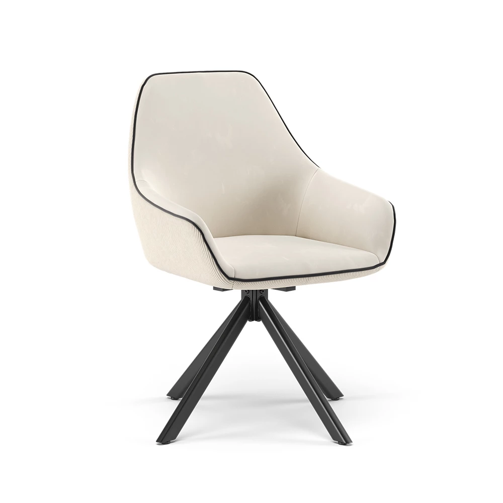Eetkamerstoel Eleganza Beige 60 x 89 cm Vicco