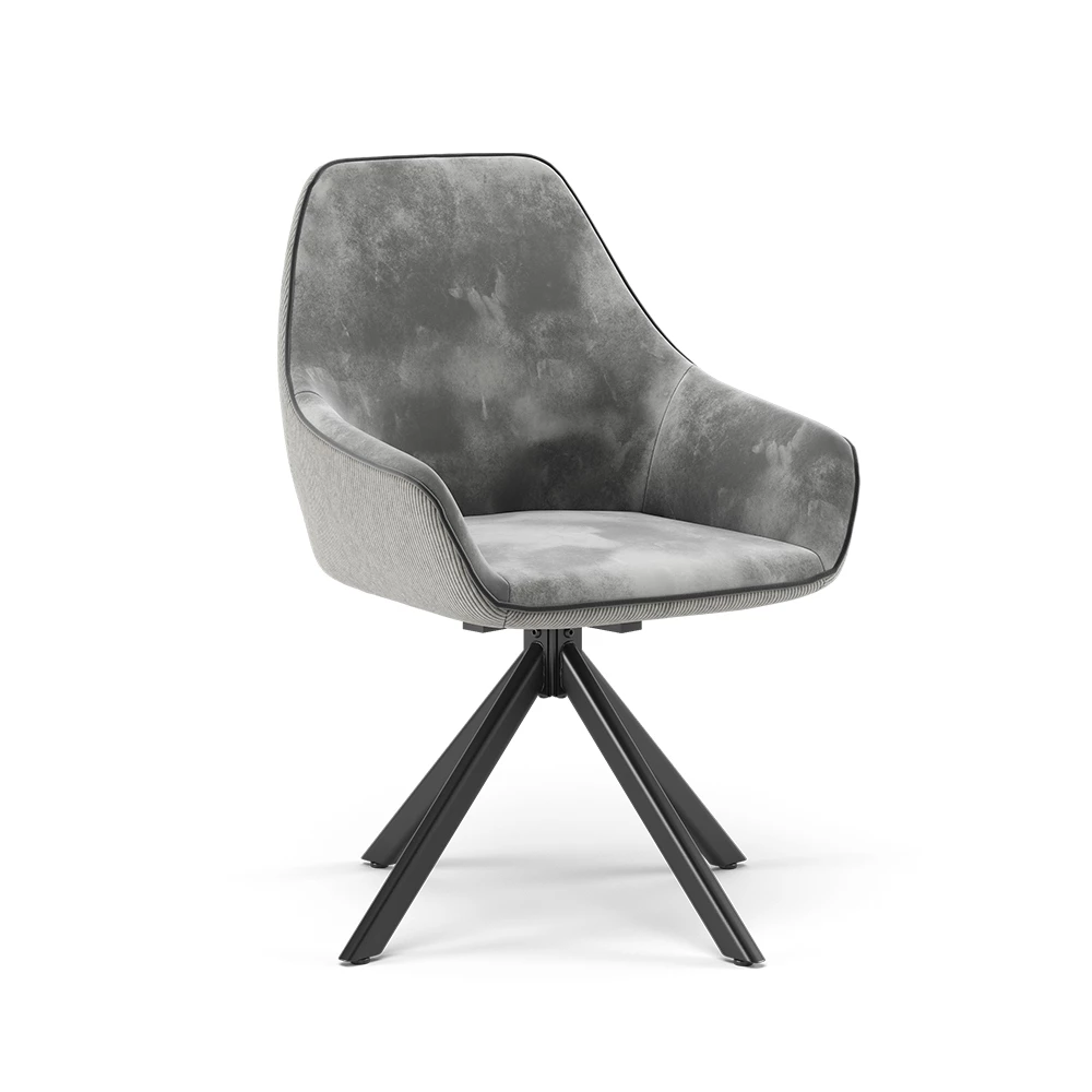 Eetkamerstoel Eleganza Lichtgrijs 60 x 89 cm Vicco