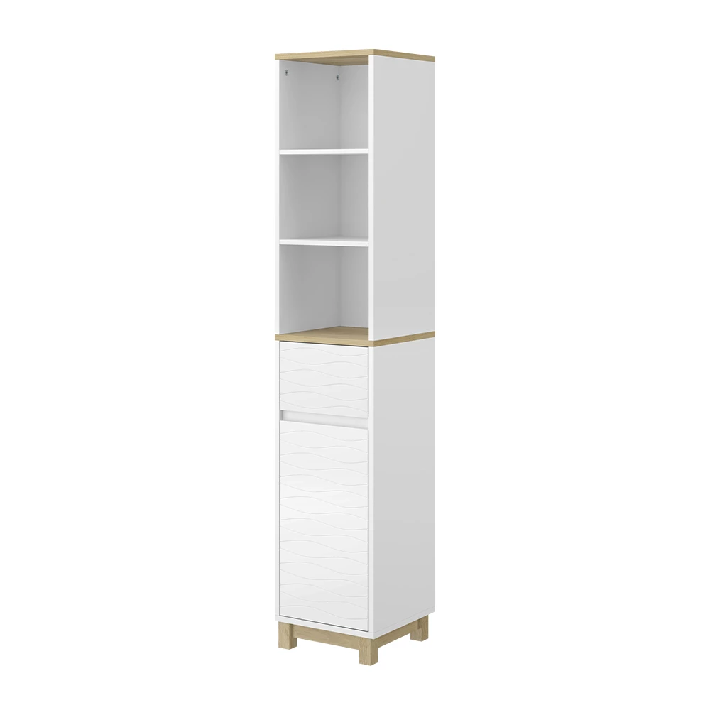 Badkamermeubels Livia Wit 30 x 151 cm met laden Vicco