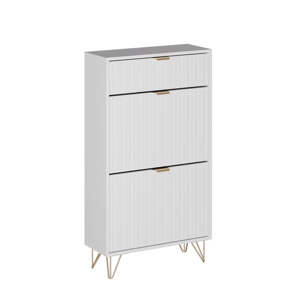 Schoenenkast Helge Wit 60 x 107.5 cm 2 compartimenten Vicco