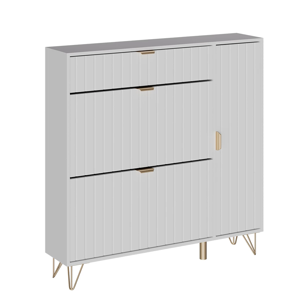 Schoenenkast Helge Wit 108 x 107.5 cm Vicco