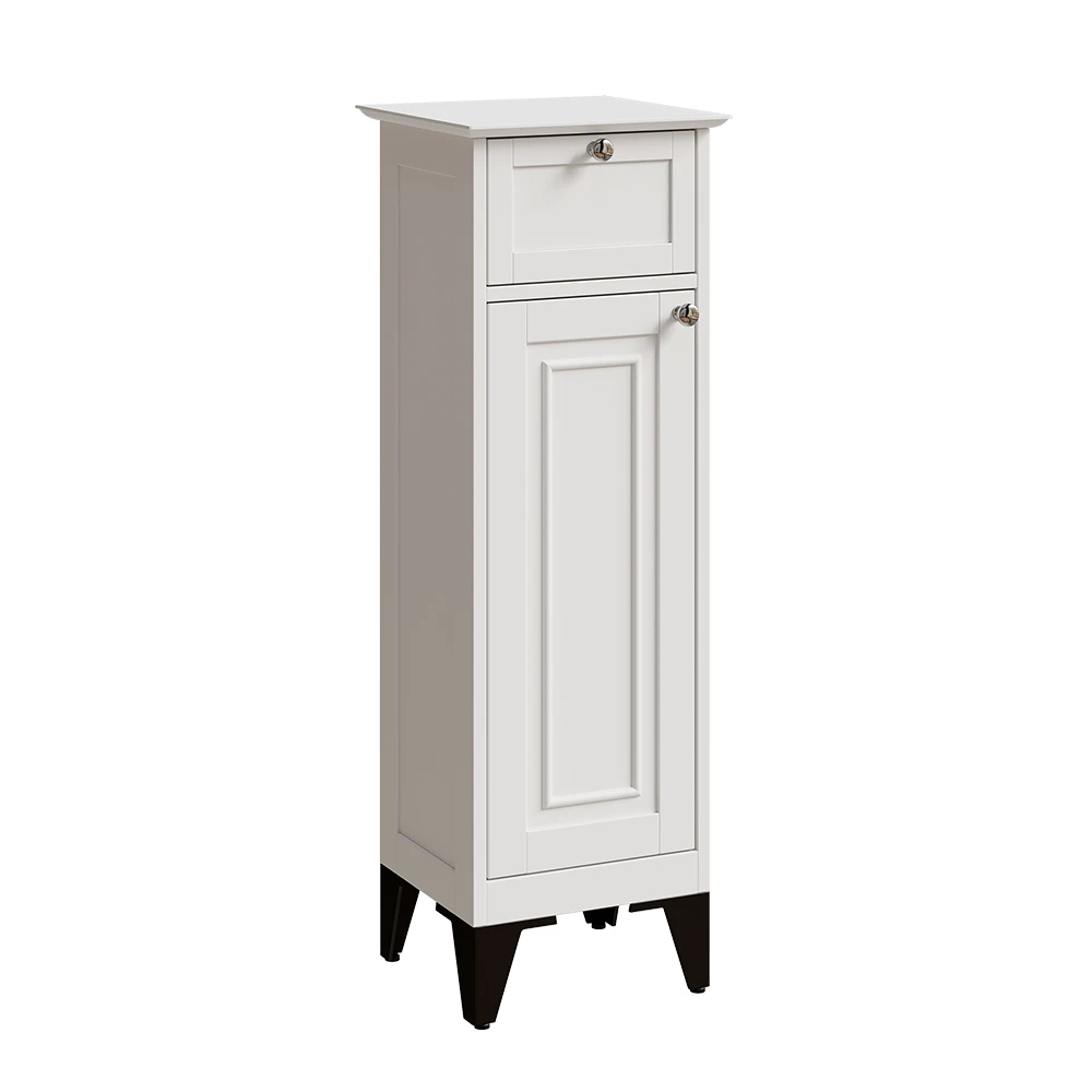 Badkamermeubel Vanity Wit 32 x 92 cm met lade Vicco