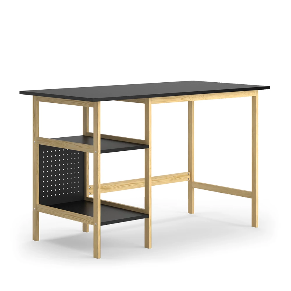 Bureau Elvia Zwart 120 x 60 cm Vicco