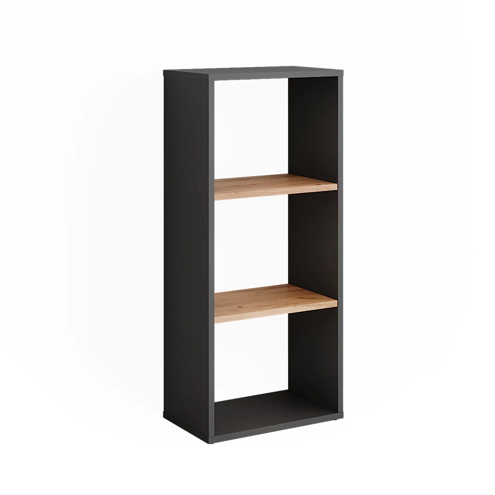 Staande plank Orlando Antraciet/gouden eik 40 x 90.5 cm Vicco