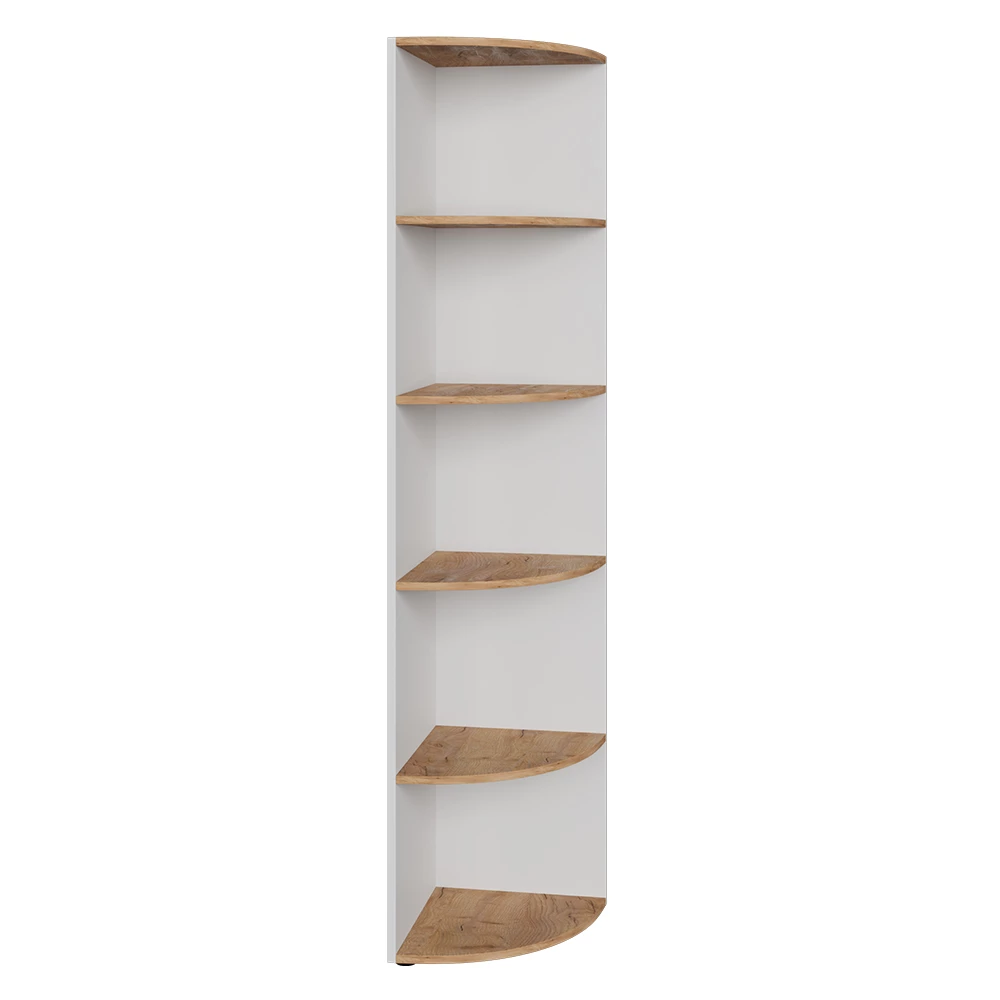 Hoekplank Ecki Eik wit/goud 40 x 180 cm Vicco