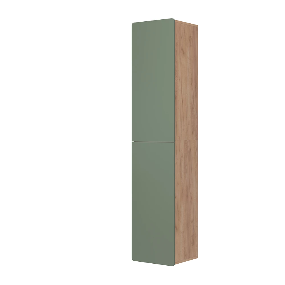 Hoge kasten Izan Groen/gouden eik 36.6 x 171.6 cm Vicco