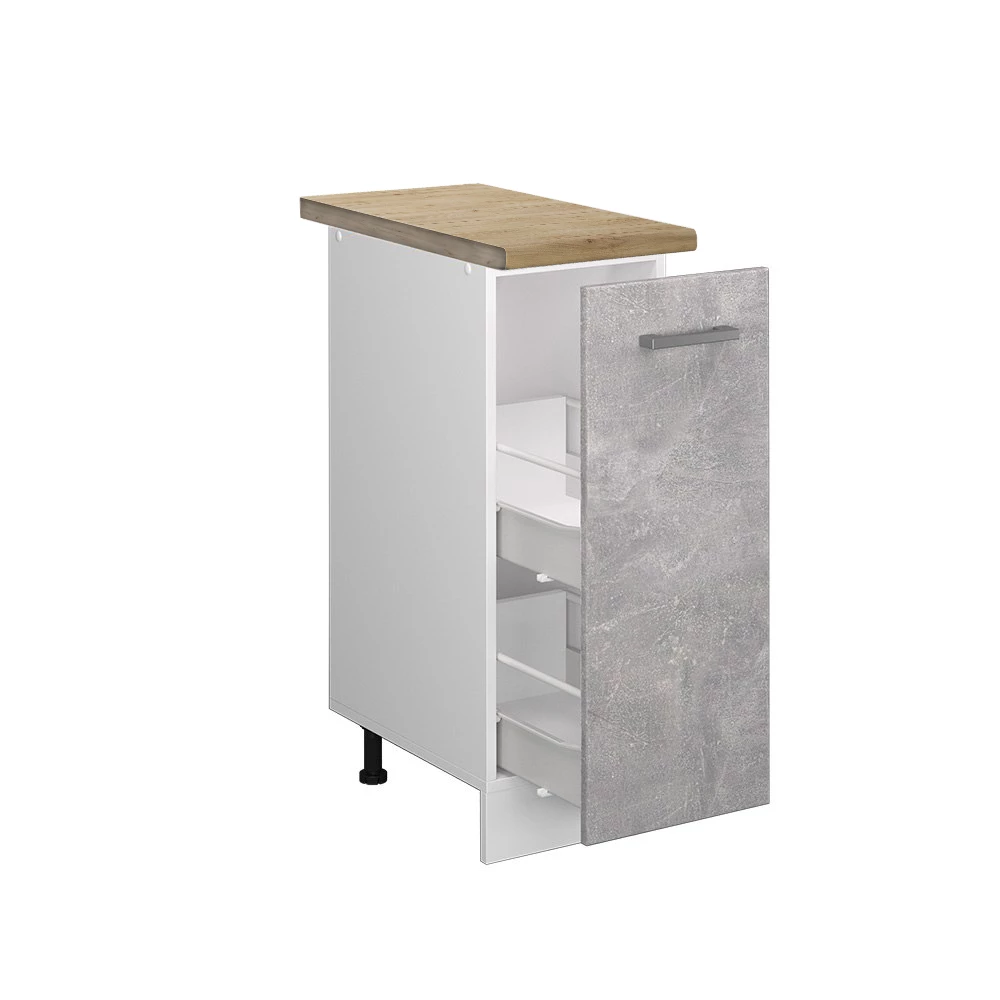 Apotheekkast R-Line Beton 30 cm , WB Eik Vicco