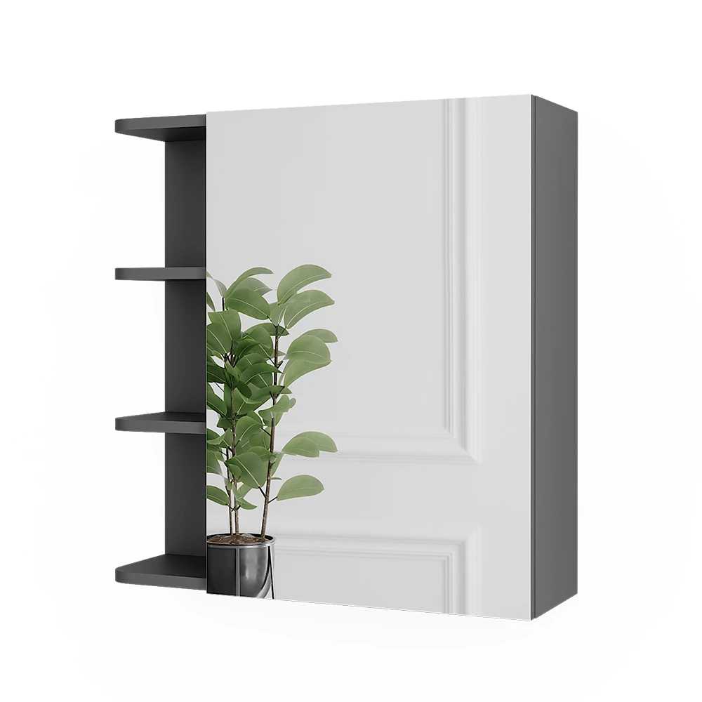 Spiegelkast Fynn Antraciet 62 x 64 cm Vicco