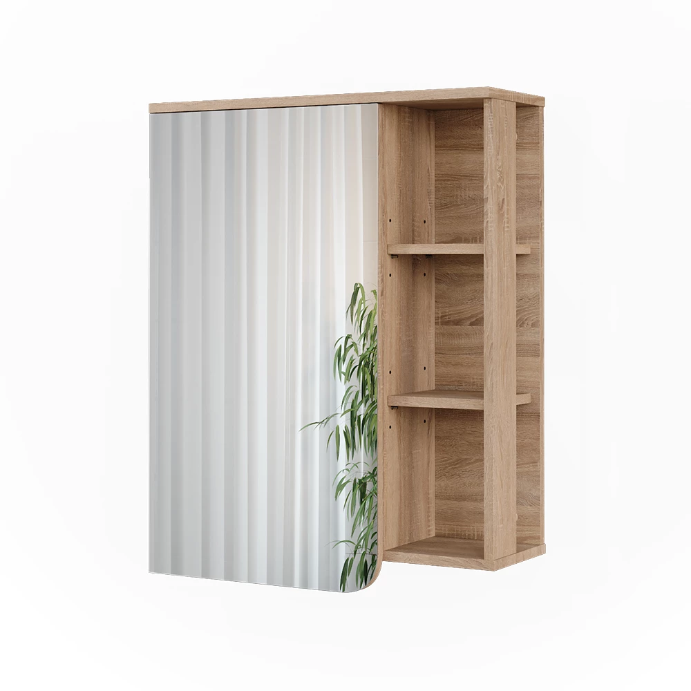 Spiegelkast Karen Sonoma/Wit 60 x 75 cm Vicco