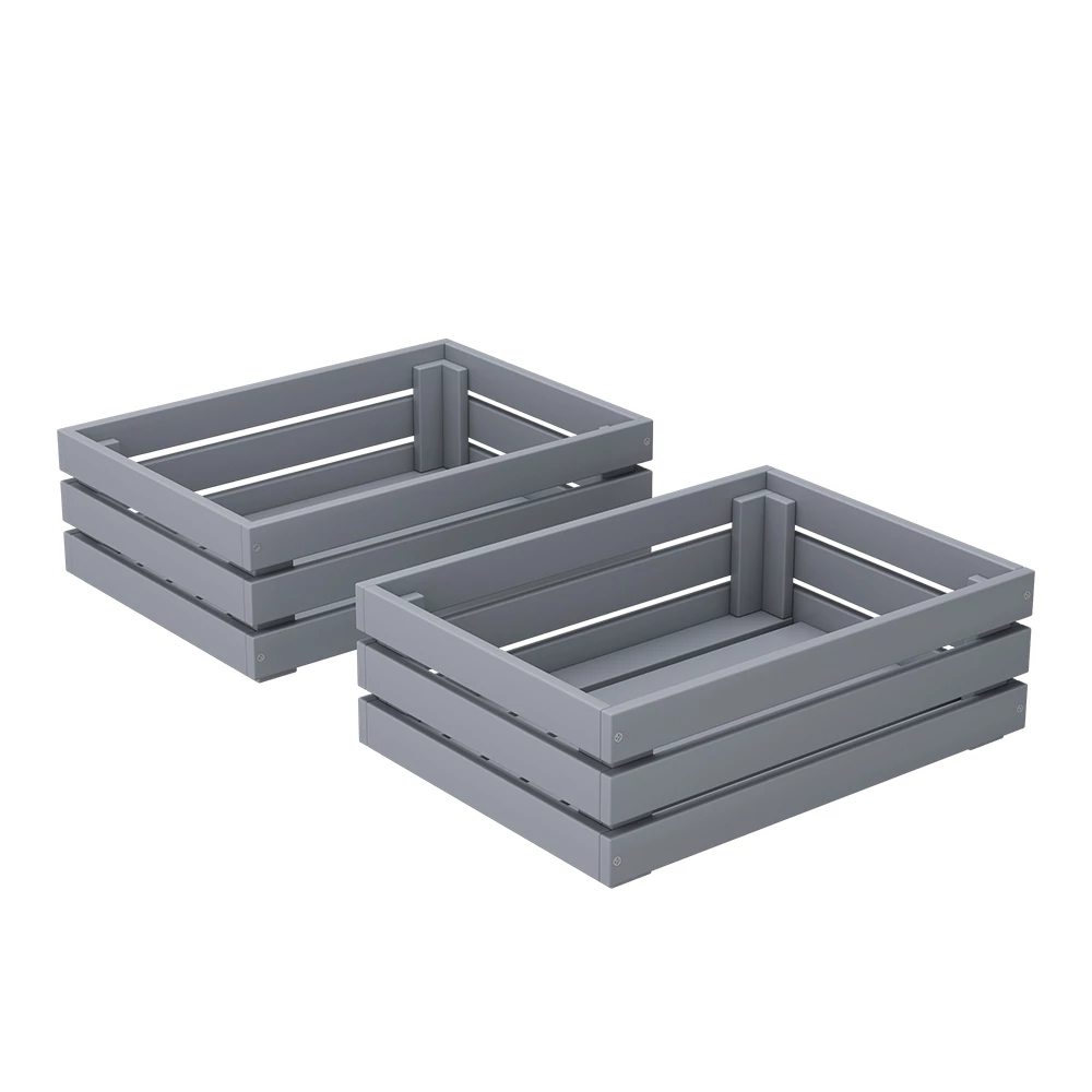 Lade Novaro Grijs Set van 2 Vicco