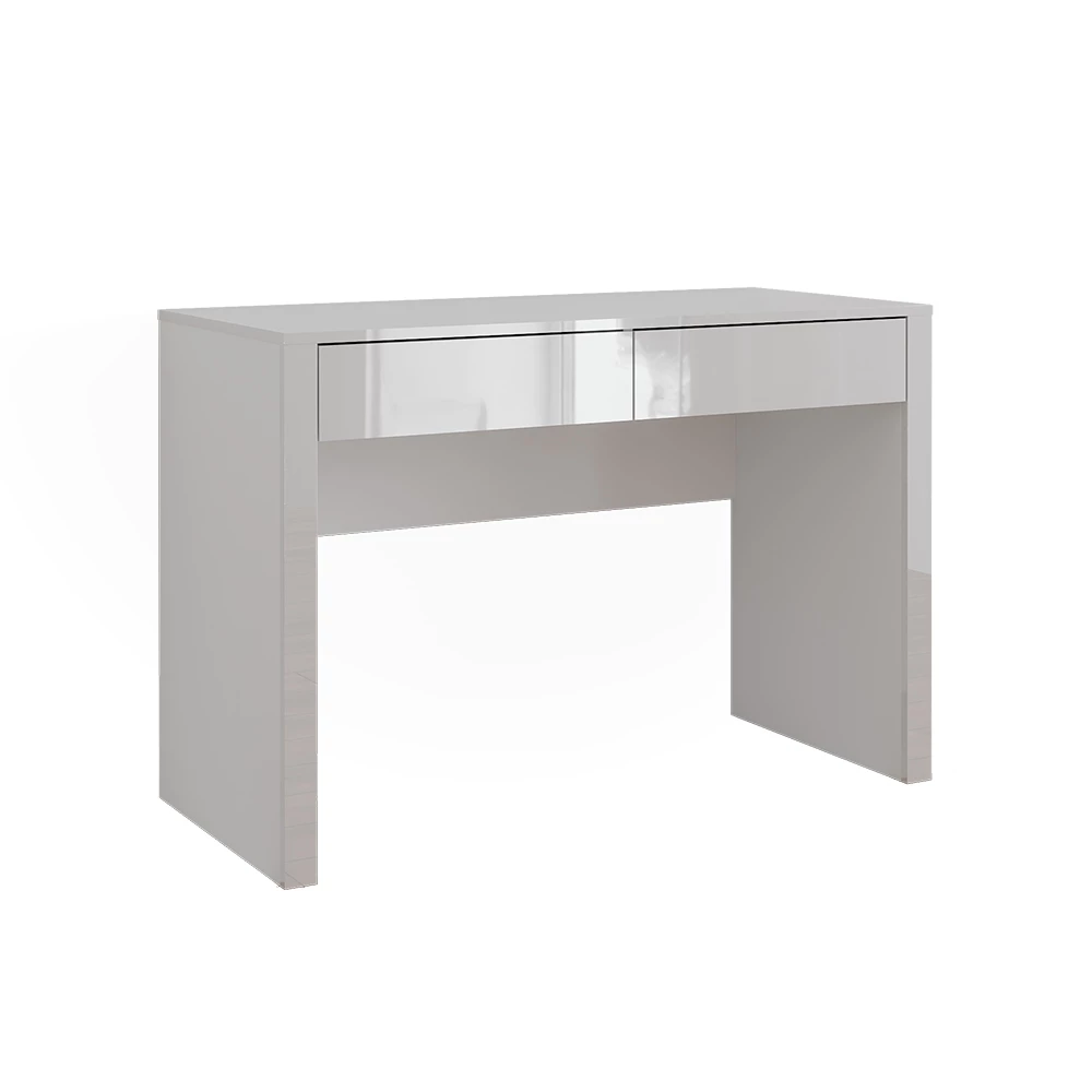 Bureau Annabelle Wit hoogglans/wit 110 x 50 cm met 2 laden Vicco