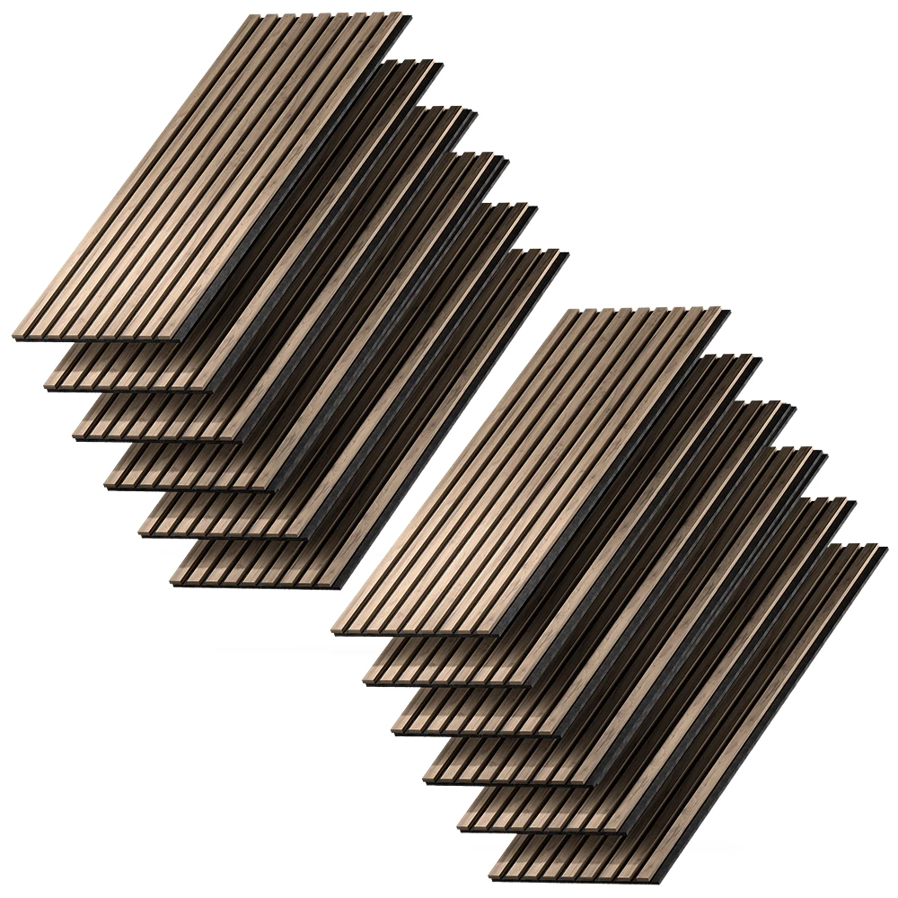 Akoestisch paneel Sonoa Walnoot 12 stuks Vicco