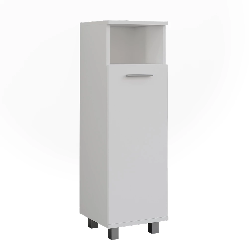 Midikast Ilias Wit 30.2 x 95 cm met deur Vicco