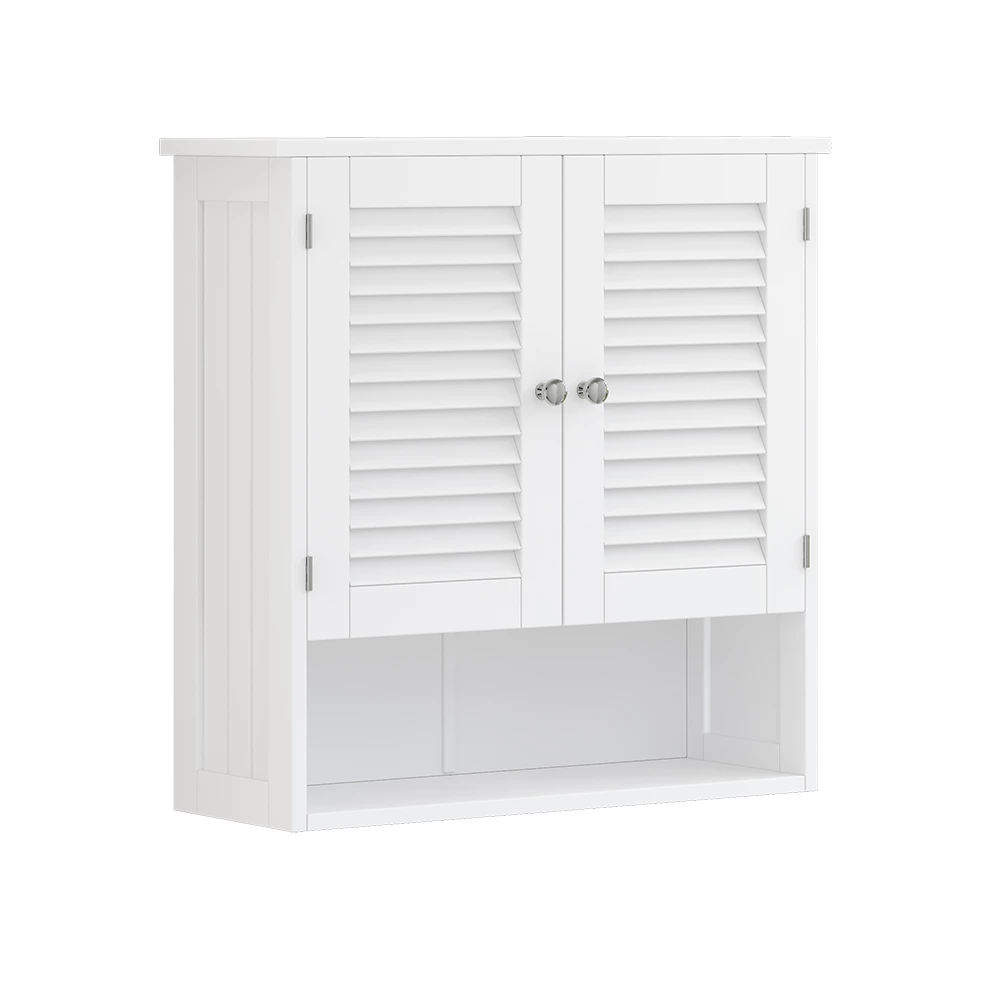Muurkast Riad Wit 60 x 66 cm met 2 deuren Vicco