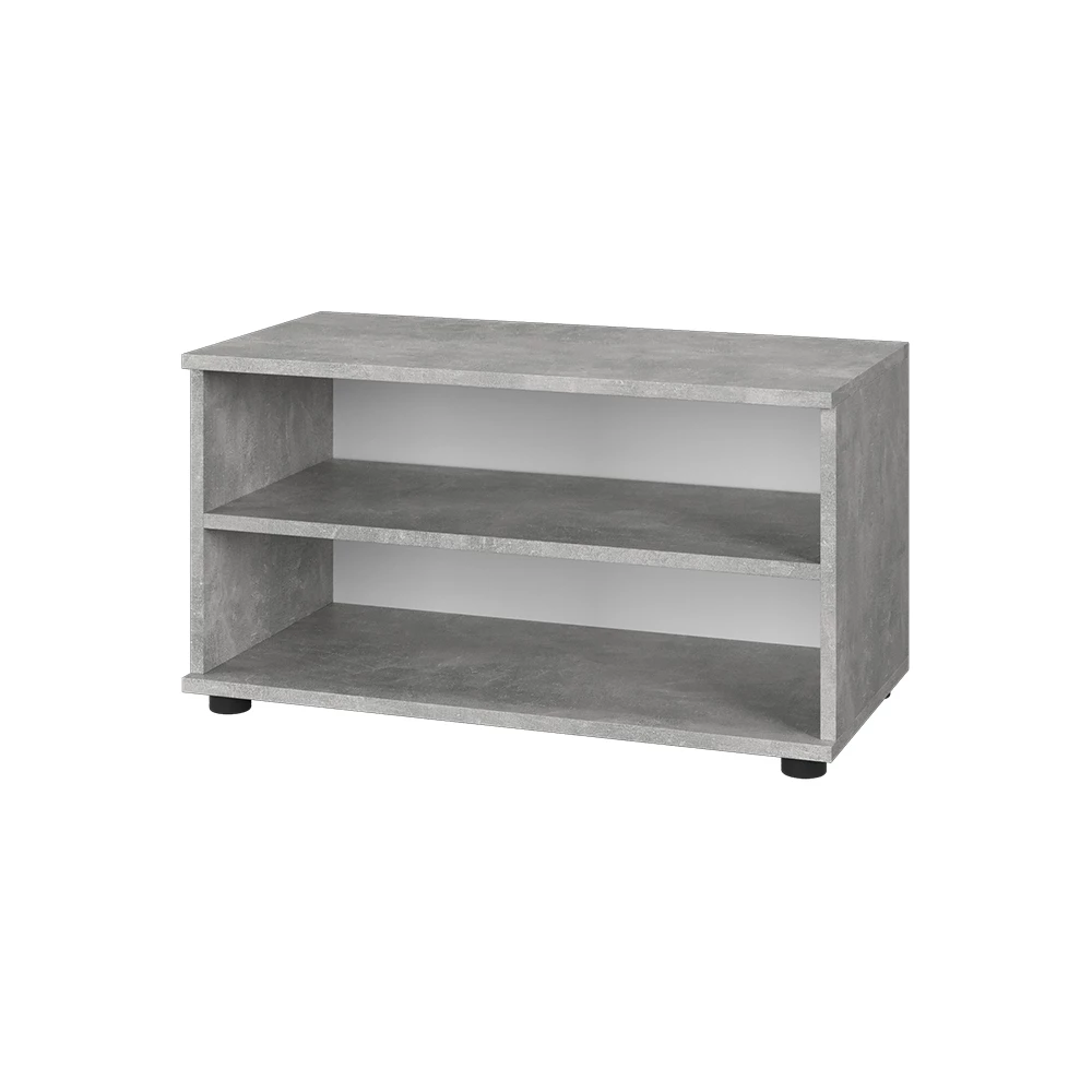 Boekenkast Berno Beton 70.8 x 38.9 cm met 2 compartimenten Vicco