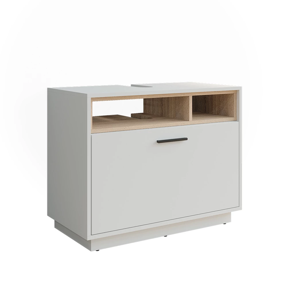 Ijdelheidseenheid Beatrice Wit/Sonoma 80 x 64 cm met lade Vicco