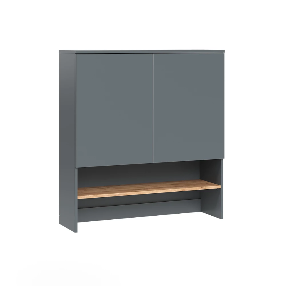 Wasmachinekast Viktor Antraciet/gouden eik 93.6 x 100.4 cm Vicco