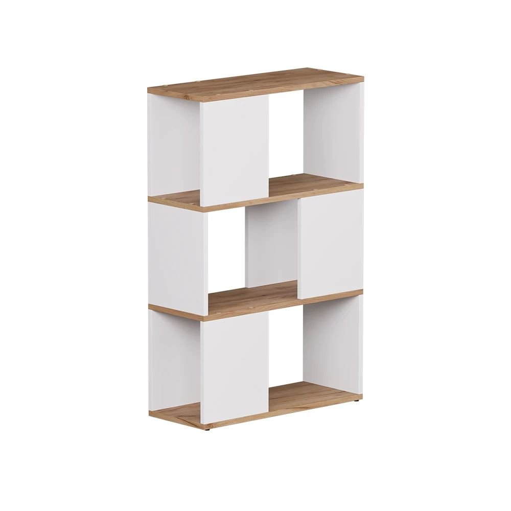 Ruimteverdeler Eneos Eik wit/goud 60 x 94 cm Vicco