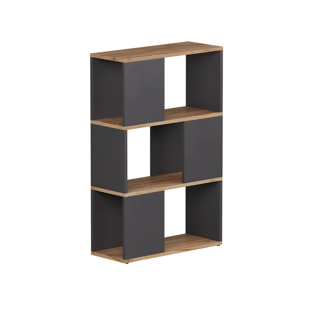 Kamerverdeler Eneos Antraciet/gouden eik 60 x 94 cm Vicco