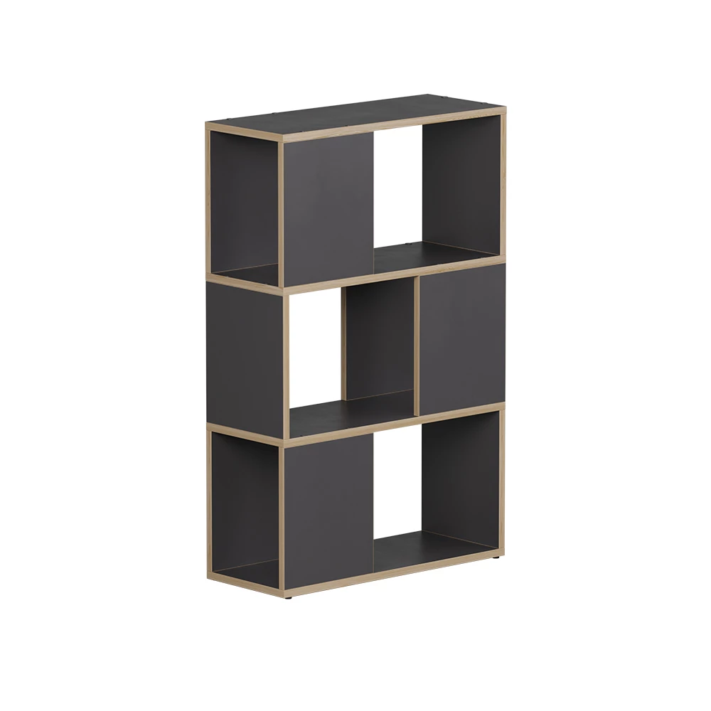 Ruimteverdeler Eneos Antraciet/eiken 60 x 94 cm Vicco