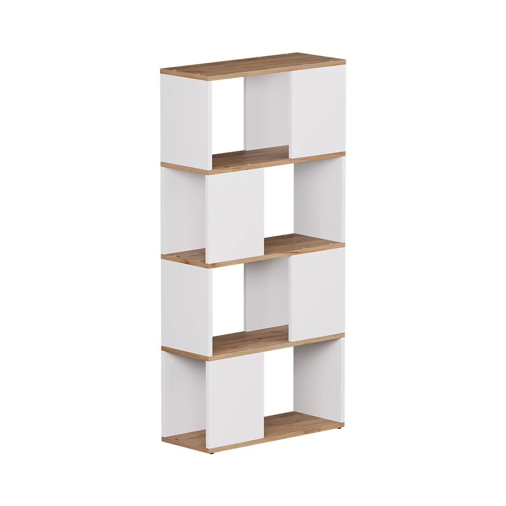 Ruimteverdeler Eneos Eik wit/goud 60 x 124.5 cm Vicco