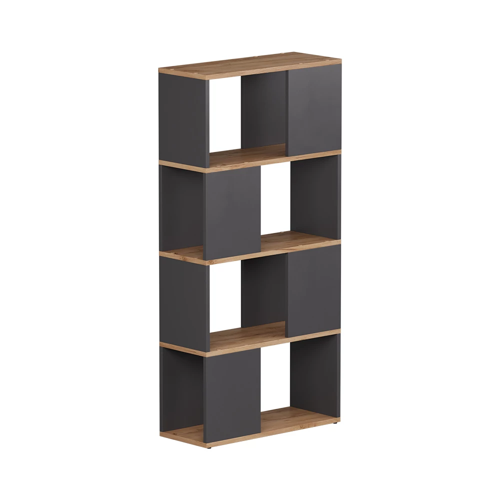 Ruimteverdeler Eneos Antraciet/gouden eik 60 x 124.5 cm Vicco