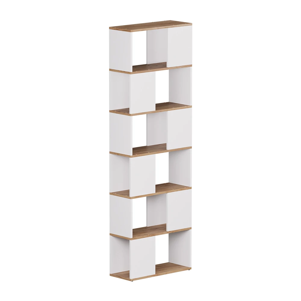 Ruimteverdeler Eneos Eik wit/goud 60 x 186 cm Vicco