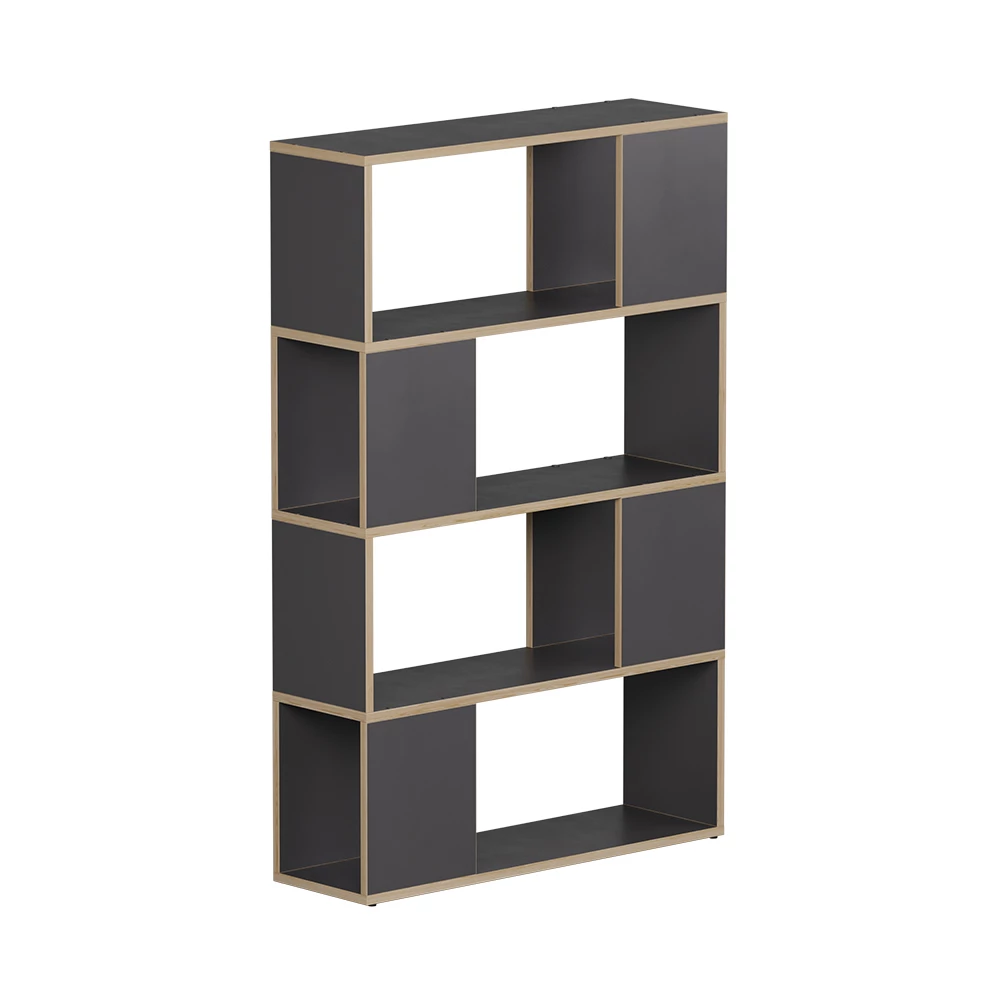 Ruimteverdeler Eneos Antraciet/eiken 80 x 124.5 cm Vicco