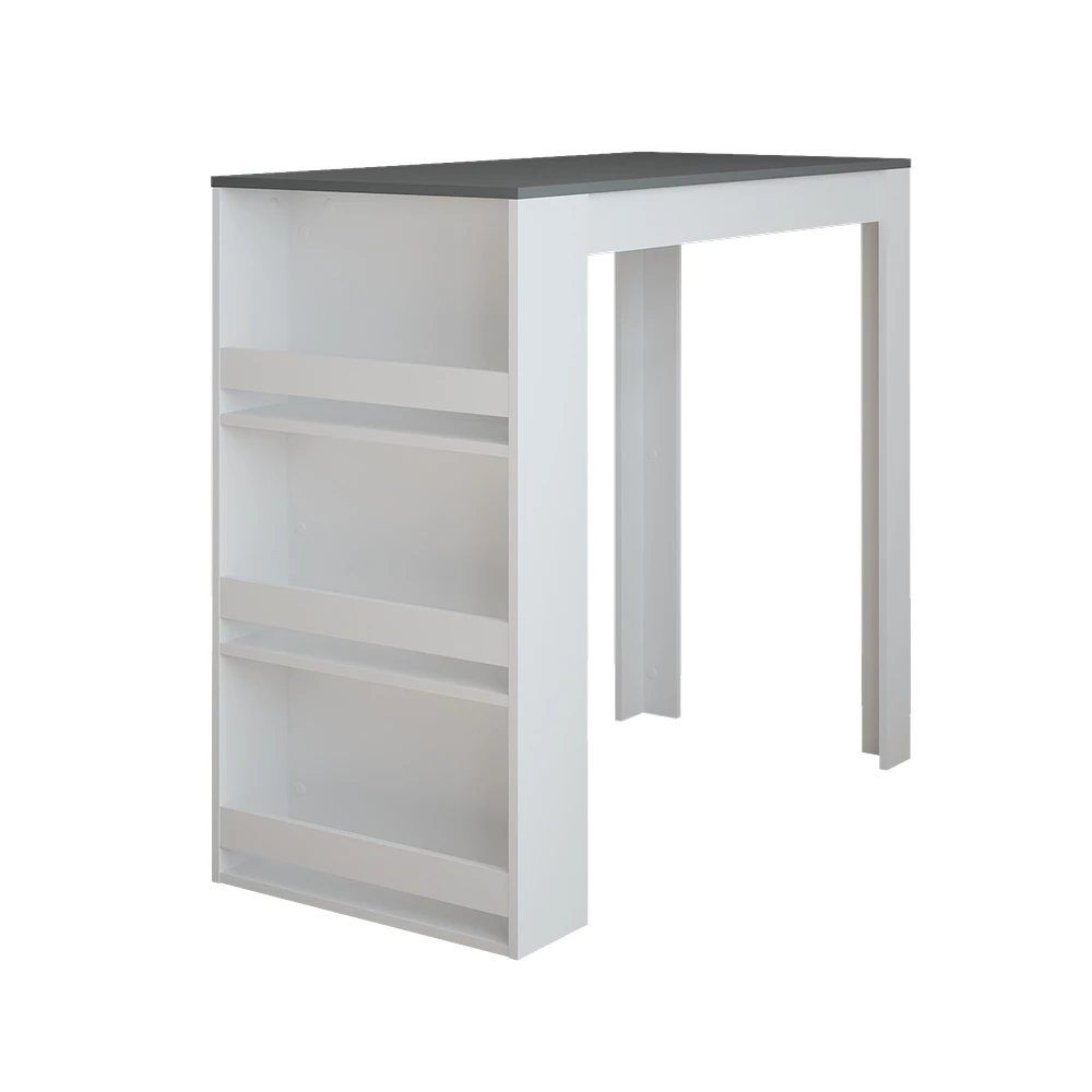 Bartafel Repose Wit/antraciet 57 x 117 cm Vicco
