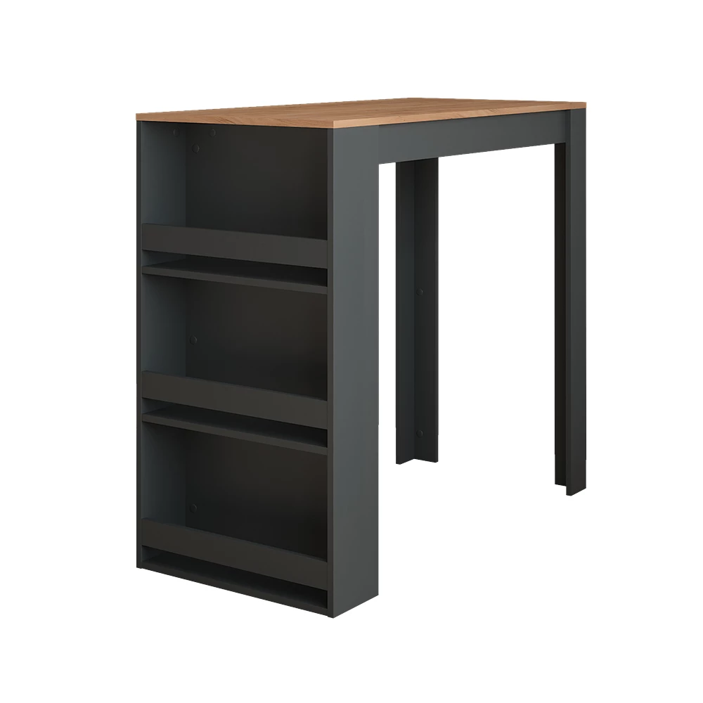 Bartafel Repose Eik goud/antraciet 57 x 117 cm Vicco