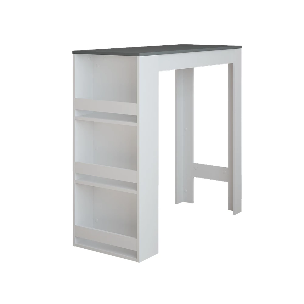 Bartafel Repose Wit/antraciet 45 x 110 cm Vicco