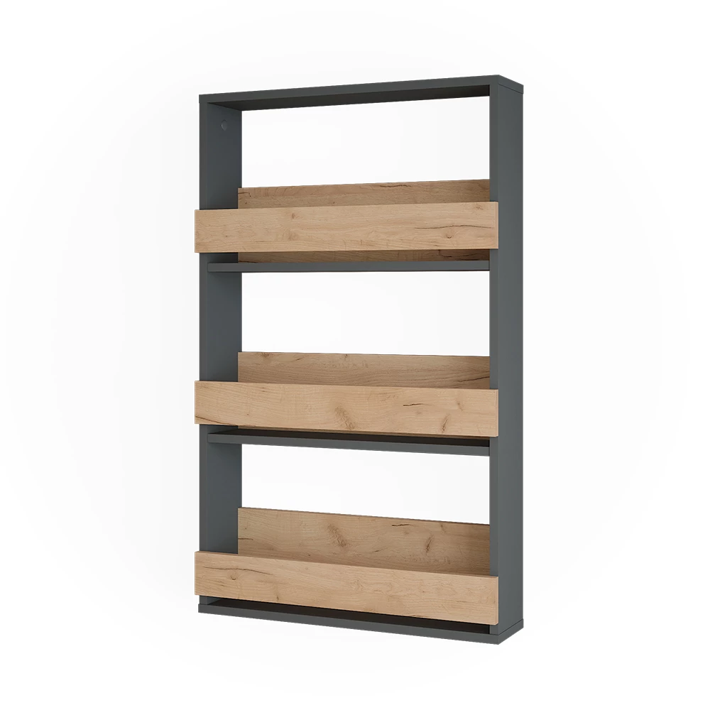 Wijnglasrek Repose Eik goud/antraciet 60 x 98 cm Vicco
