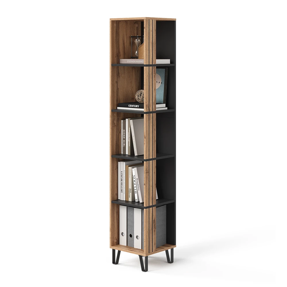 Boekenplank Amber Eiken Wotan 36 x 186.6 cm Vicco