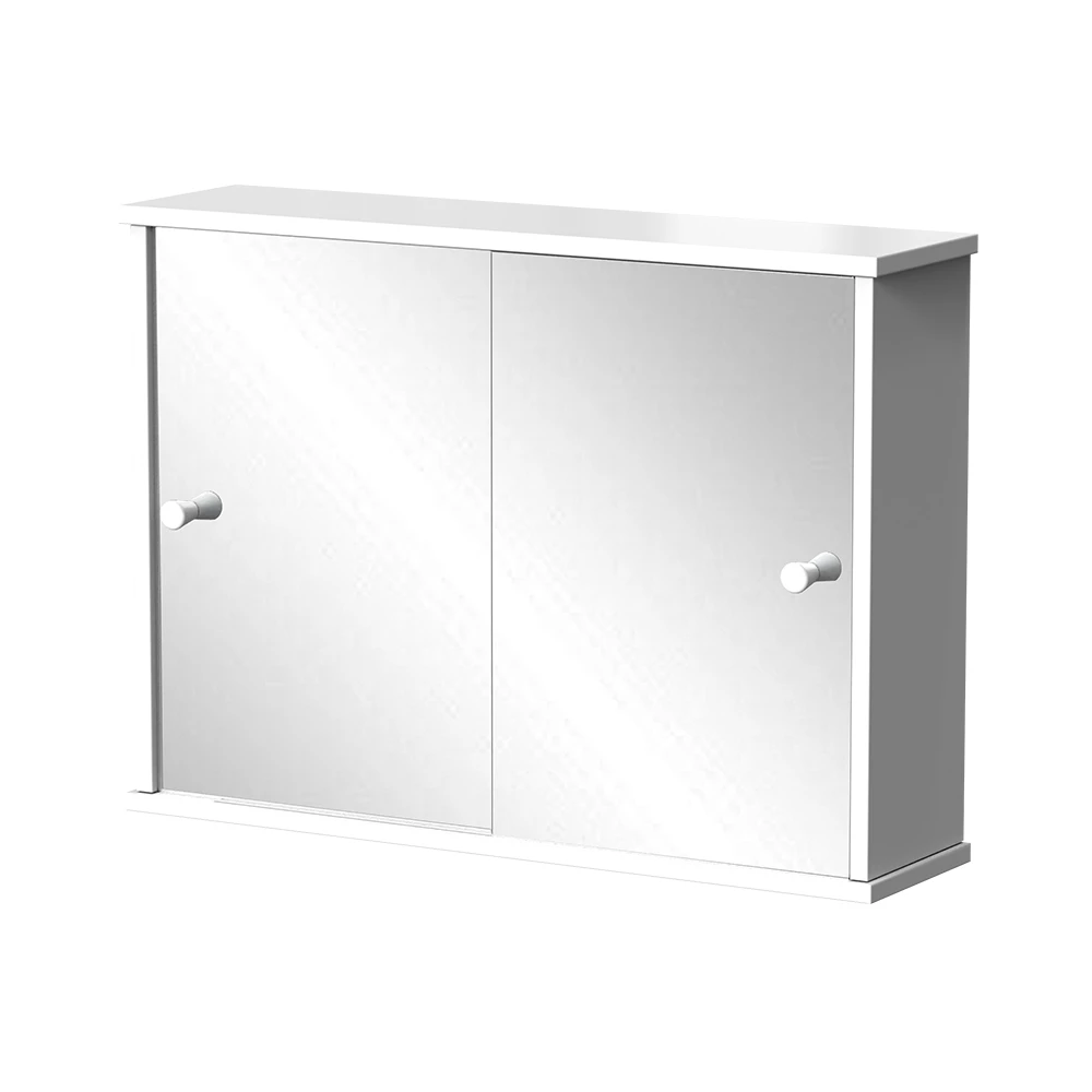 Badkamerspiegelkast Mireo Wit 55 x 40 cm met 2 schuifdeuren Vicco