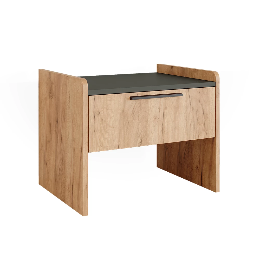 Eetkamerbank Roman Zand eik 53.5 x 41.1 cm met 1 lade Vicco