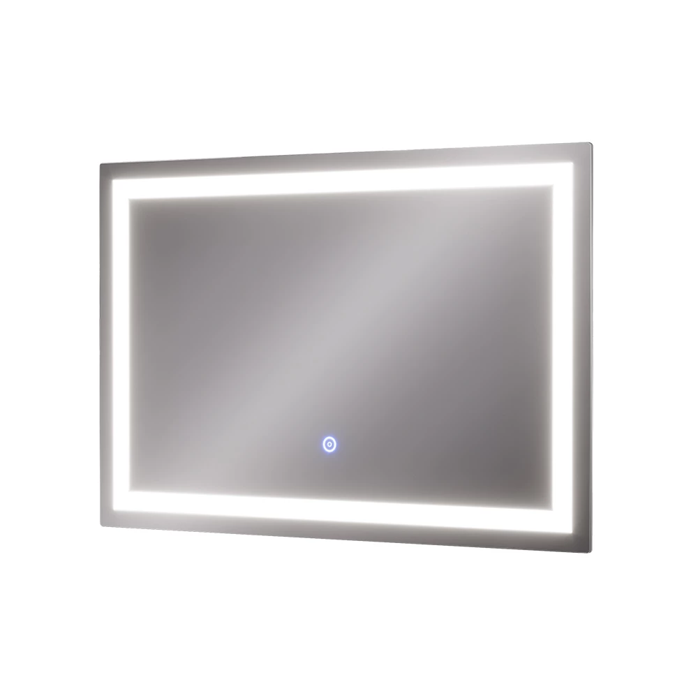 Badkamerspiegel Miral Glas 60 x 40 cm met koplampverlichting Vicco